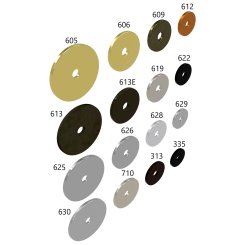 Trimco Rectangular Square Plates, 1/8 Thick