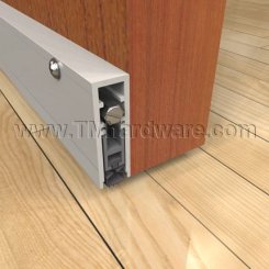 Pemko Clear Anodized Automatic Door Bottom #4131 with Silicone Seal