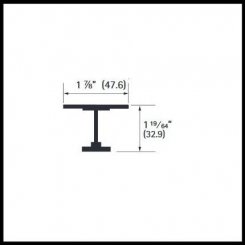 Hettich TopLine Grant 1201 Single Track, I-Beam