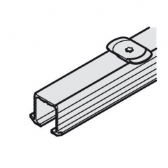 Hafele EKU Clipo, Single Upper Running Track with Rotating Fasteners, 98" Length