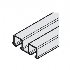 Hafele EKU Clipo, Double Upper Running Track, Screw Mounting, 98" Length
