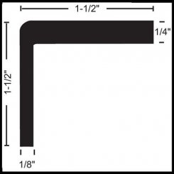 NGP 8134 Adjustable Threshold, Bulkhead, Aluminum, 1.5"