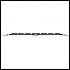 NGP 8813 Utility Threshold, 8.125" Aluminum with Thermal Break, .25" Height