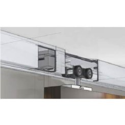 Hettich TopLine Grant HD Sliding Door Hardware and Track, Doors up to 325 Lbs.