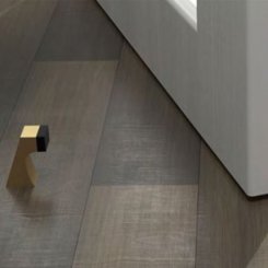 Deltana FDB250 Contemporary Floor Mounted Door Stop, 2.5" Height