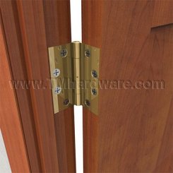 Deltana DTCSB4540SN, Plain Bearing, Standard Weight, Brass Hinge