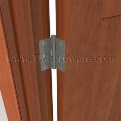 Deltana, Plain Bearing, Brass, Standard Weight, 5 Knuckle, Full Mortise, 1/4" Radius Hinge, 3.5" x 3.5"