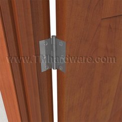 Deltana, Plain Bearing, Brass, Standard Weight, 5 Knuckle, Full Mortise Hinge, 3.5" x 3.5"