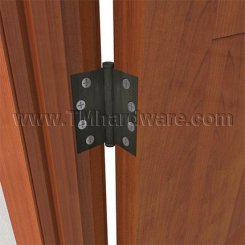 Deltana, Plain Bearing, Brass, Standard Weight, 5 Knuckle, Full Mortise Hinge, 4" x 4"