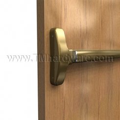 Falcon 24-CWDC-EO Concealed Vertical Rod Exit Device, Narrow Stile, Heavy Duty, Wood Doors - Exit Only