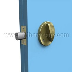 Deadbolts in different finishes
