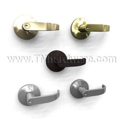 Falcon W Series Grade 2, Door Handle with 3-3/8" Rose - Keyed, Privacy, Passage or Dummy