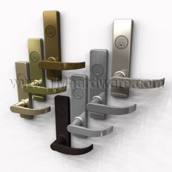 Hager 3800E Series Grade 1 Mortise Escutcheon Lockset, Stainless Steel