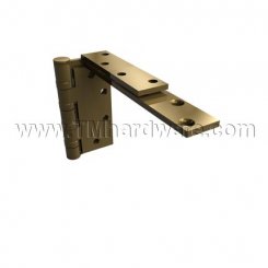 Hager BB1195 - BB1197, Ball Bearing, Brass or Stainless Steel, Heavy Weight, 5 Knuckle, Anchor Hinge with 2 Anchor Leaves