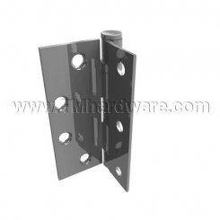 Hager BB1109, 2 Ball Bearing, Brass or Stainless Steel, Heavy Weight, 5 Knuckle, Half Mortised Hinge, Sized 4.5" - 5"