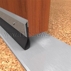 NGP 2014R Door Sweep, 1.25" Aluminum Casing with 1" Reinforced Neoprene Bulb Seal