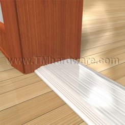 Pemko #1716 Heavy Duty Threshold, 6" Aluminum or PemKote™ Non-Slip, .5" Height