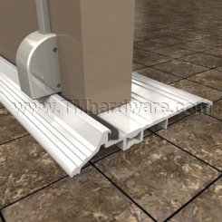 Pemko 254x226 Aluminum Latching Panic Exit Threshold with Vinyl Seal