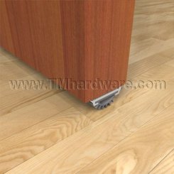 Pemko #209 Door Sweep, 1.375" Aluminum Track with .5" Fingered Vinyl Seal