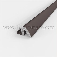 Pemko #Q103 Kerf Weatherstripping, .375" V-Shaped Foam Seal, 97" Length, Brown Finish - QuickShip