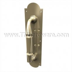 Rockwood 148x76 Decorative Pull Plate With Cast Brass Pull