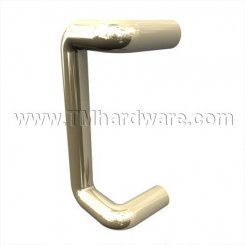 Rockwood TBF156 Tubular Door Pull Bar, 90° Offset, 1" Diameter, For ADA Openings, Light Weight - up to 18" CTC