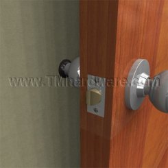 Rockwood 426 Wrought Wall Stop With Concave Bumper, 1-7/8" Diameter