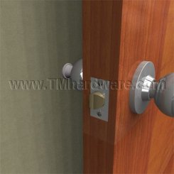 Rockwood 432W White Duraflex Concave Bumper, Self Adhesive Mounting