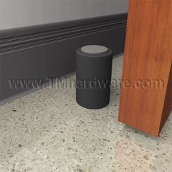 Rockwood 468 Wrought Stainless Steel and Black Rubber Bumper Heavy Duty Door Stop