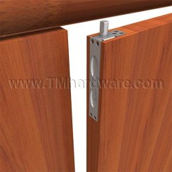 Rockwood 557 Manual Flush Bolt For Fire Rated Plastic and Wood Covered Doors, Satin Chrome Finish - QuickShip