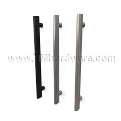 Rockwood OvalTek - Flat RM2420 Straight Door Pull - Oblong Posts, up to 8FT OA