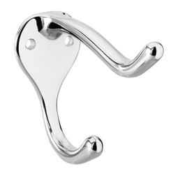 Rockwood #802 Medium Sized Double Coat Hook with 3" Projection