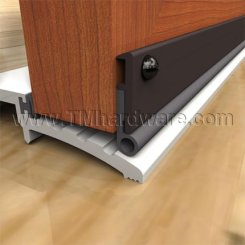 Barzen #SRS30 Dark Bronze Anodized Door Bottom .27" Neoprene Bulb Seal
