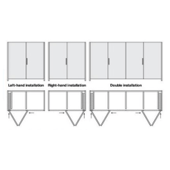 Hawa Folding Concepta Installed in a kitchen