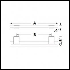 Hafele Lagi di Como Collection Handle in Satin Nickel