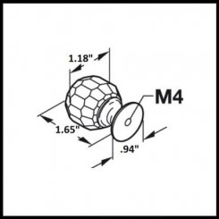 Hafele Astral Collection Knob