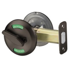 Accentra D292 Occupancy Indicator Deadbolt, Thumbturn with Indicator, Grade 2, Satin Chrome Finish