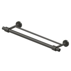 Deltana BBS Bath Series Solid Brass, Double Towel Bar Satin Brass (US4) Finished