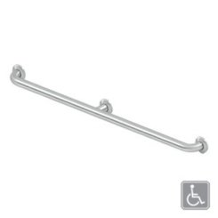 Deltana Stainless Steel Grab Bars, Concealed Screw with Center post, Satin Stainless Steel (US32D)	Finished