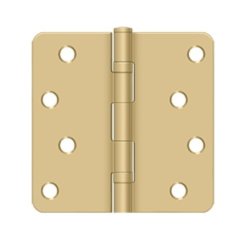 Deltana DTS44R4BB, 2 Ball Bearings, Polished Brass (US3), Full Mortise