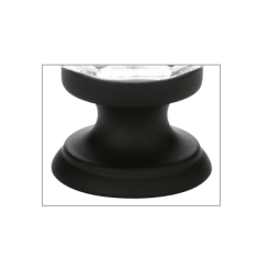 Emtek 86566 Windsor Crystal Knob- Polished Chrome
