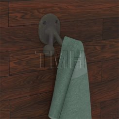 Emtek 2306 Sandcast Bronze Double Hook