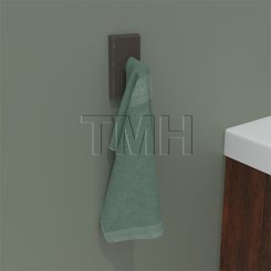 Emtek 2308 Sandcast Bronze Single Hook with #3 Rosette