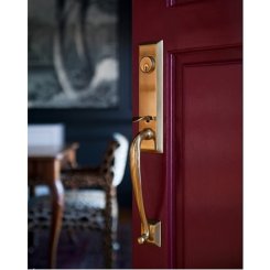 Emtek 3351 Harrison Brass Mortise Entry Set