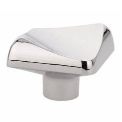 Emtek #86410 and #86411 Bezier Brass Cabinet Knob in Polished Nickel Finish