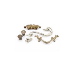 French Court Cabinet Knob - Monticello Brass
