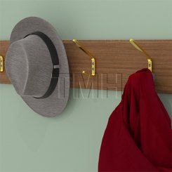 Ives 507 Rhodes Coat & Hat Hook in Satin Chrome Finish (US26D)