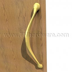 Ives 8320 Plymouth Style Offset Door Pull, Decorative, 20" CTC