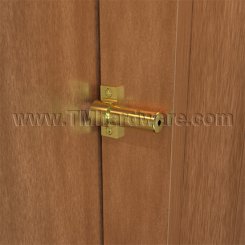 Ives CL14 Invisible Latch, Auxiliary Pusher for Ives CL11 - CL12, Satin Brass (US4) Finished