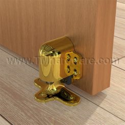 Ives FS40 Floor Stop & Automatic Holder- Satin Brass